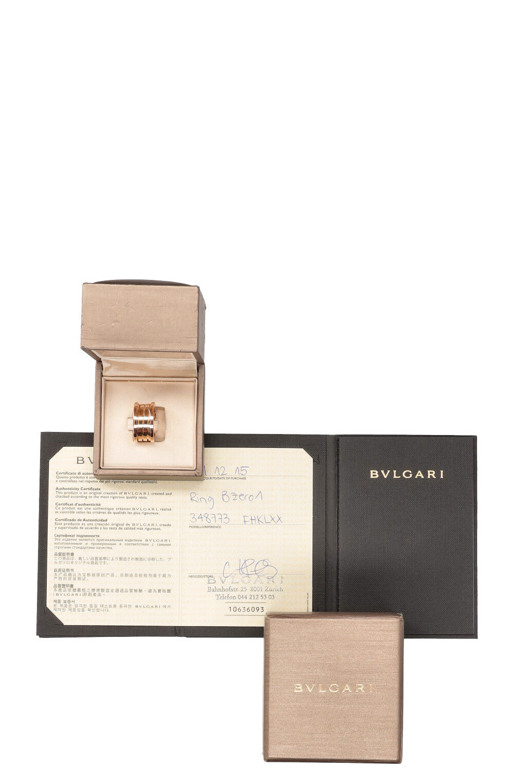 BVLGARI B.Zero1 Ring Roségold