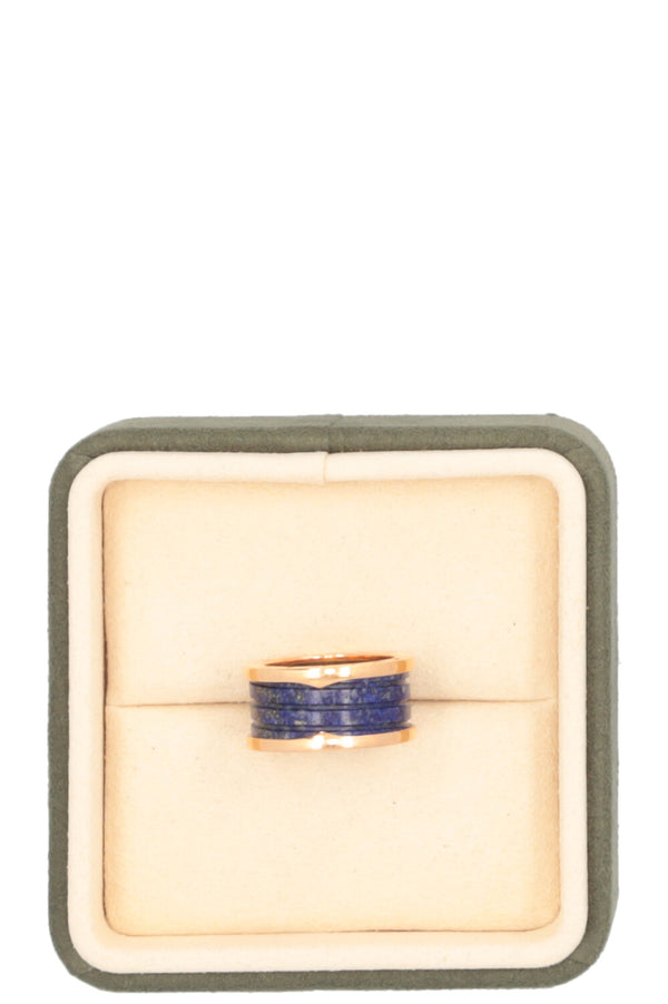 BVLGARI B.Zero1 Three Band Ring Blue Marble