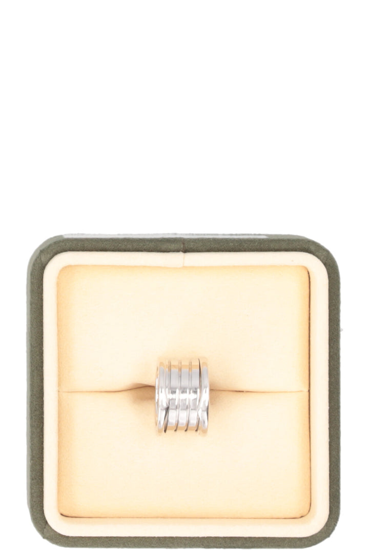 BVLGARI B.Zero 4 Band Ring White Gold