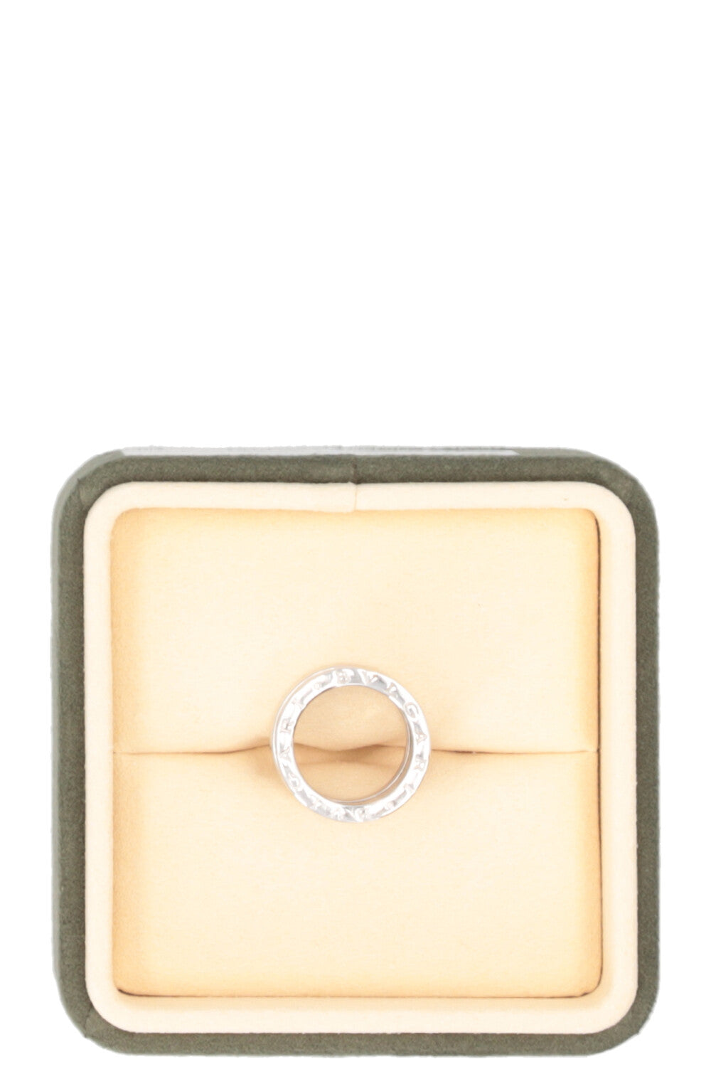 BVLGARI B.Zero 4 Band Ring White Gold