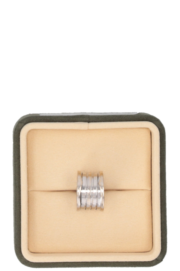 BVLGARI B.Zero 4 Band Ring White Gold