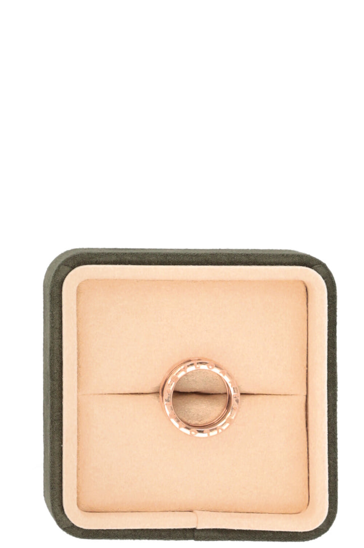 BVLGARI B.Zero Three Band Ring Black Rose