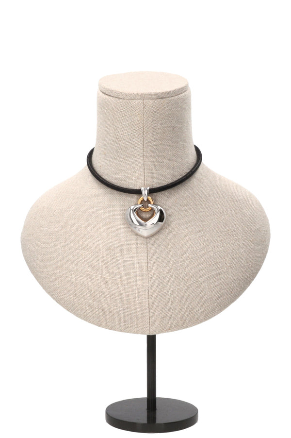BVLGARI Doppio Cuore Necklace Sterling Silver