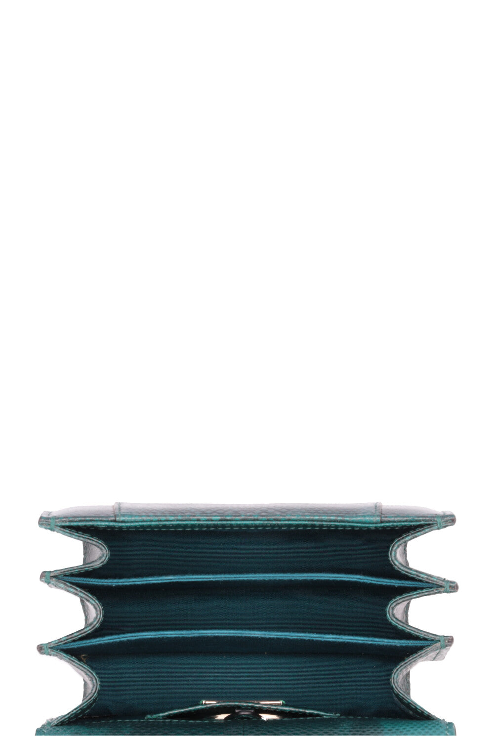 BVLGARI Serpenti Forever Top Handle Bag Karung Leahter Forrest Emerald Green