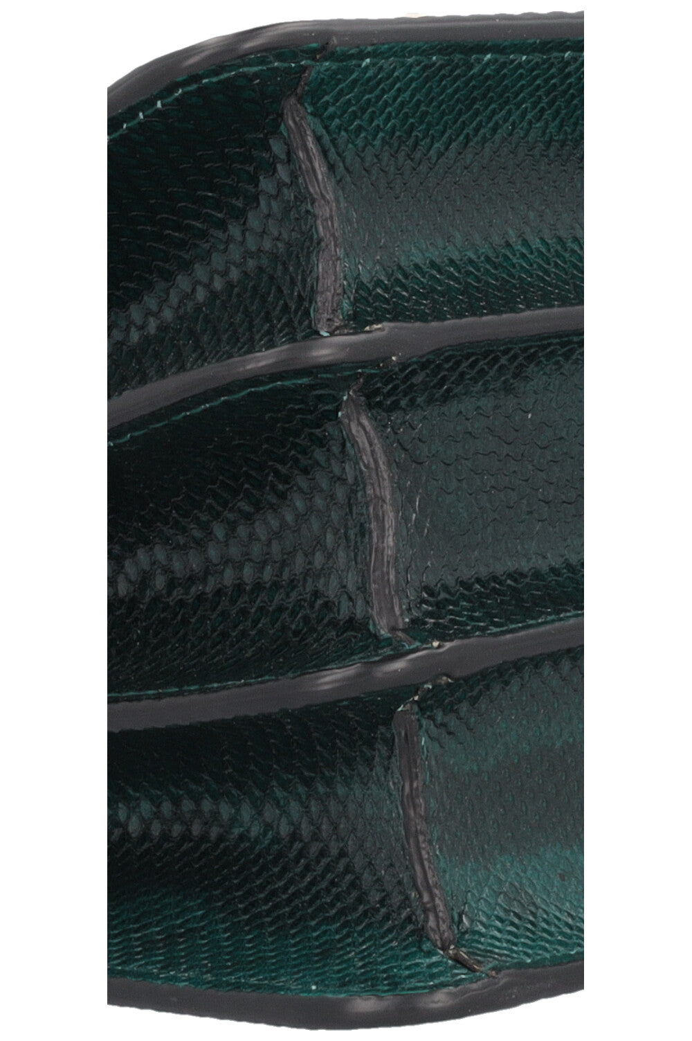 BVLGARI Serpenti Forever Top Handle Bag Karung Leahter Forrest Emerald Green