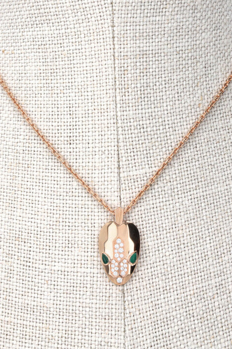 BVLGARI Serpenti Seduttori Necklace 18k Rose Gold