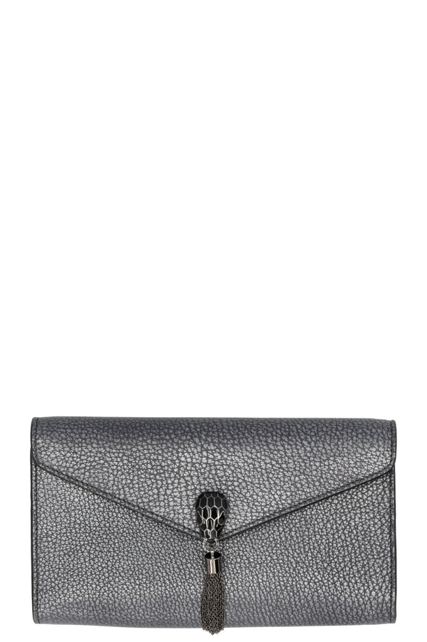 BVLGARI Serpenti Tassel WOC Karung Grey