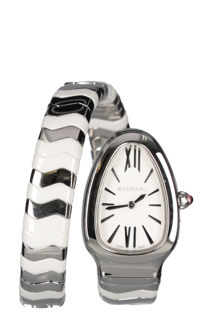 BVLGARI Serpenti Tubogas SP35S Watch Ceramic Steel