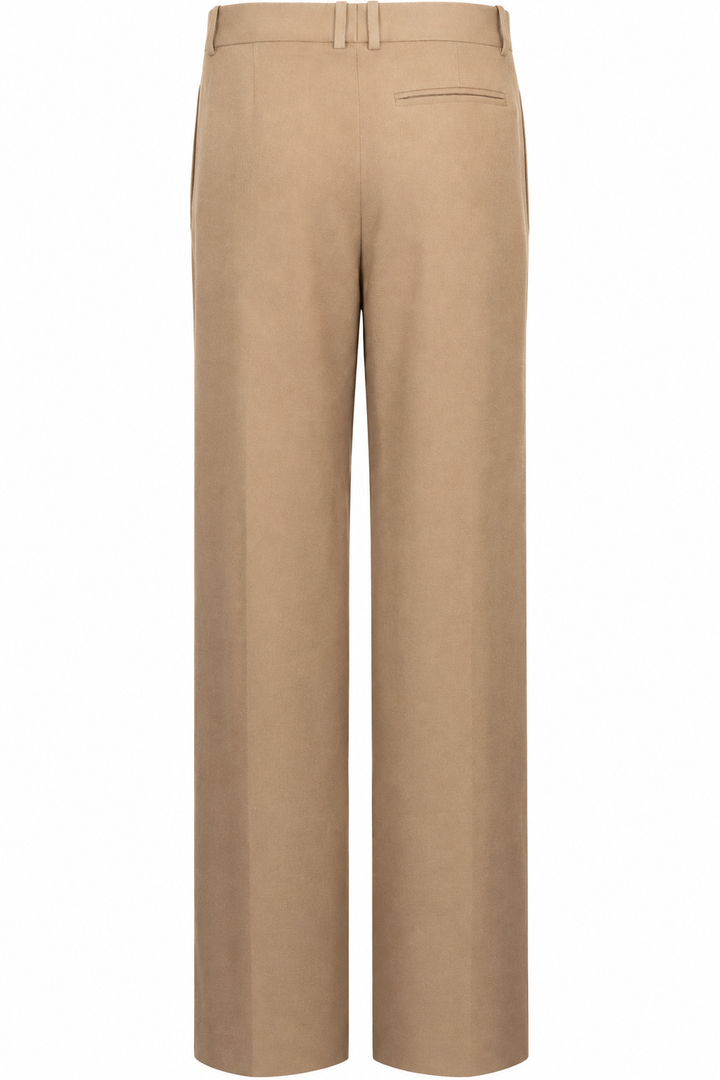 THE ROW Pantalon Soie Beige