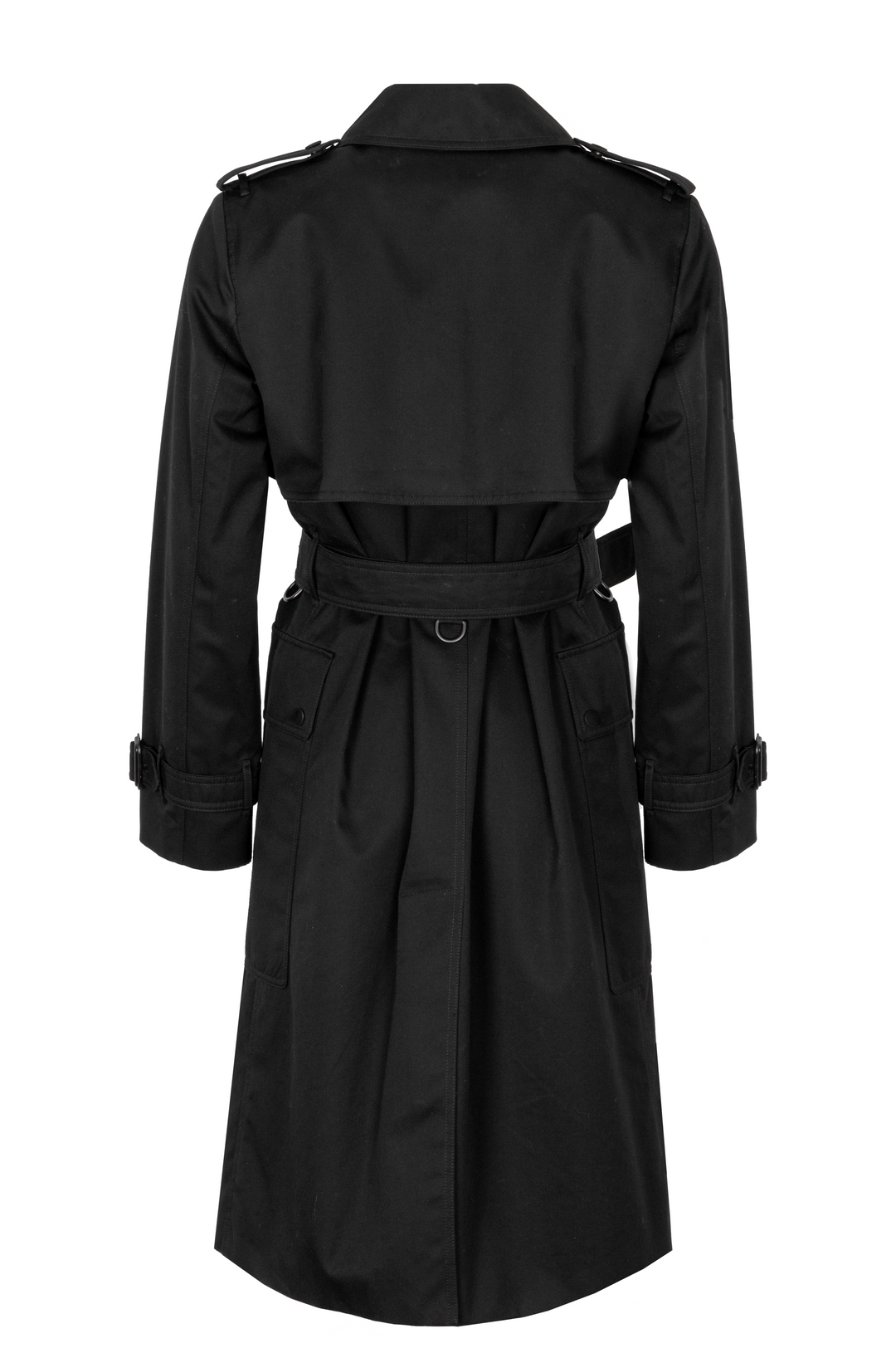 BURBERRY Trench Coat Cotton Black – REAWAKE - Main Image