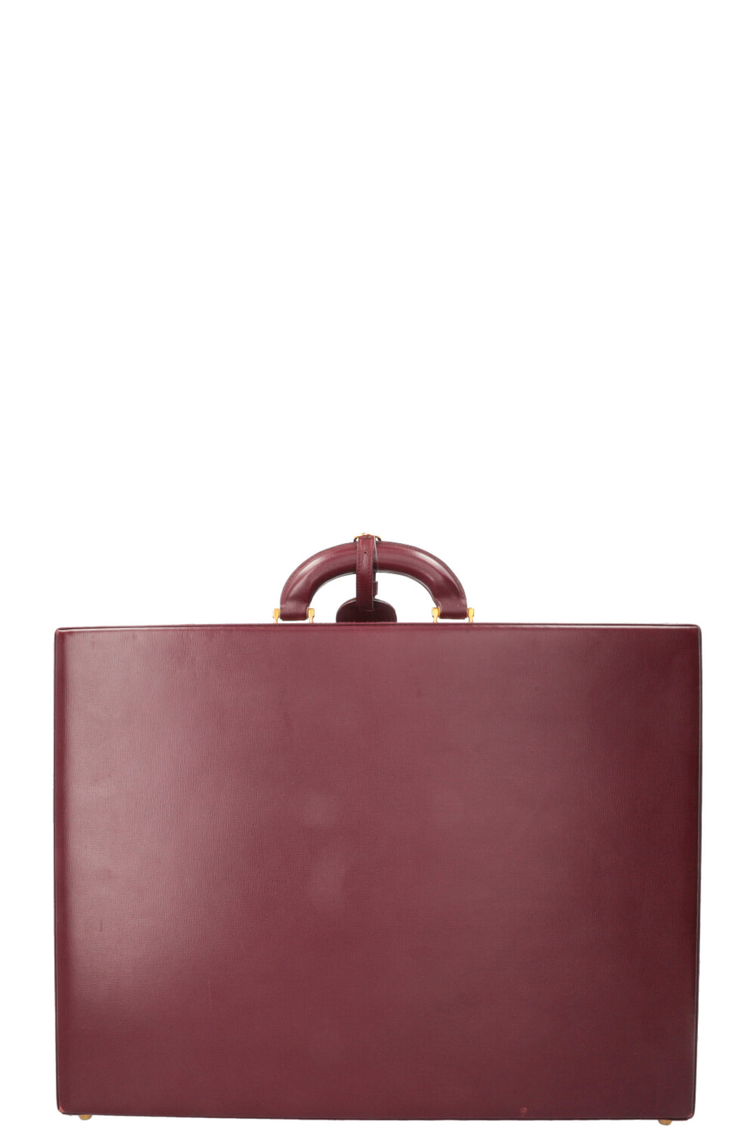 CARTIER Vintage Briefcase Burgundy