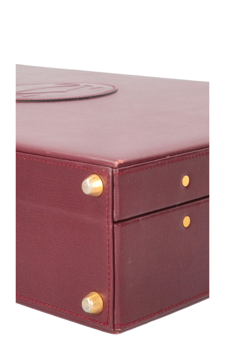 CARTIER Vintage Briefcase Burgundy