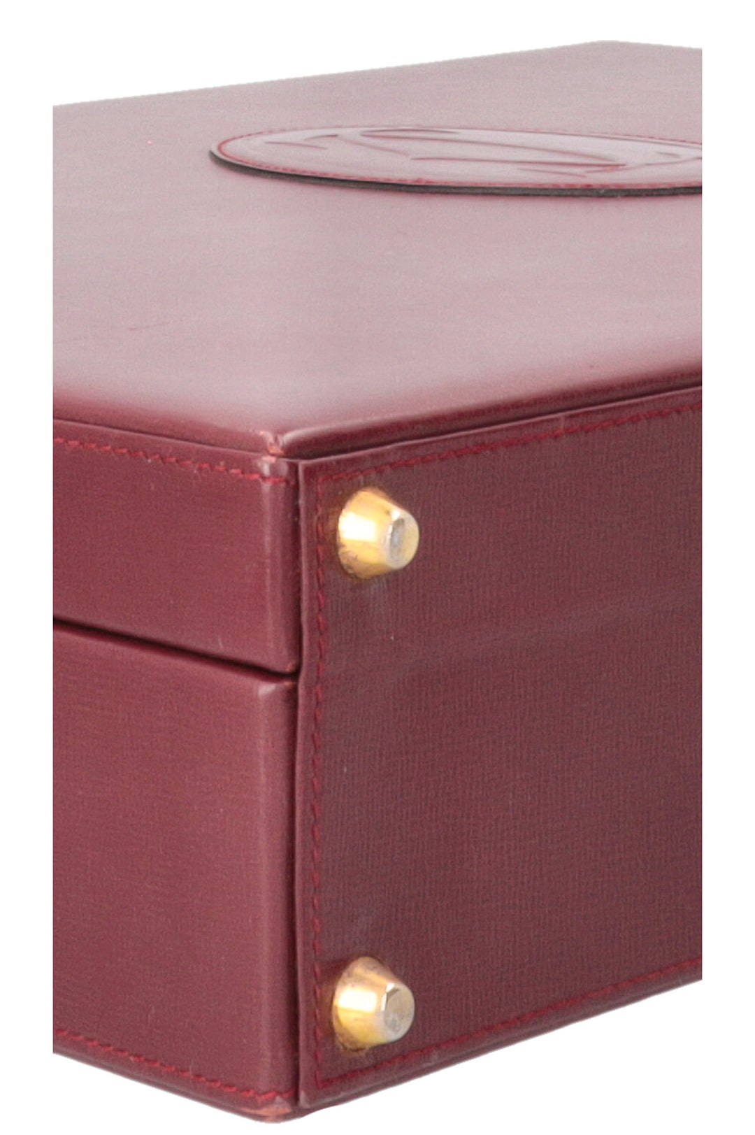 CARTIER Vintage Briefcase Burgundy
