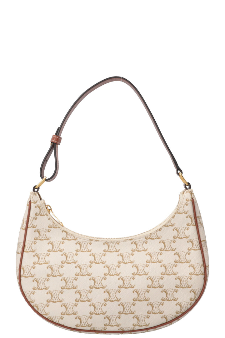 CELINE Ava Triomphe Canvas Ivory
