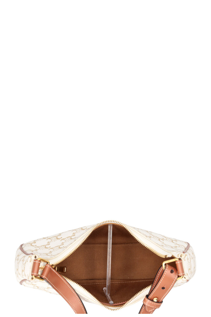 CELINE Ava Triomphe Canvas Ivory
