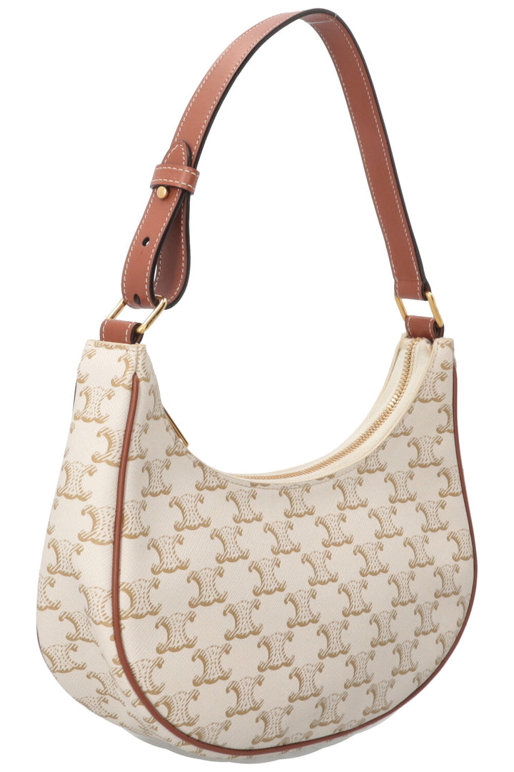 CELINE Ava Triomphe Canvas Ivory