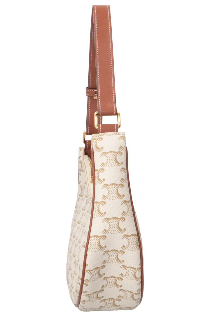 CELINE Ava Triomphe Canvas Ivory