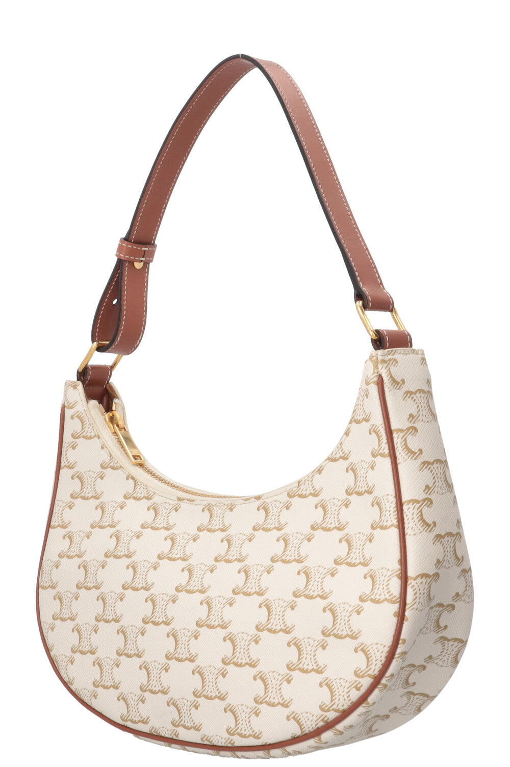CELINE Ava Triomphe Canvas Ivory