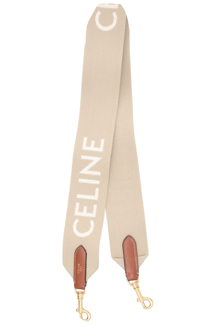 CELINE Bag Strap Canvas Beige Canvas Beige