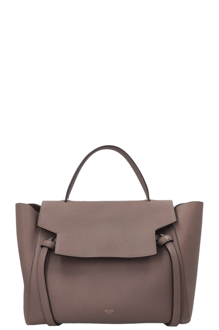 CELINE Belt Bag Mini Leather Taupe