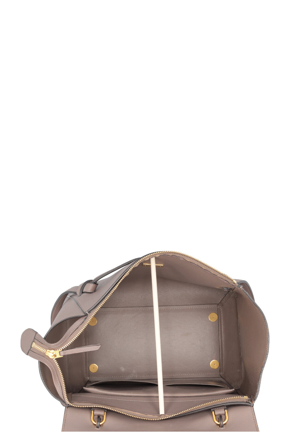 CELINE Belt Bag Mini Leather Taupe