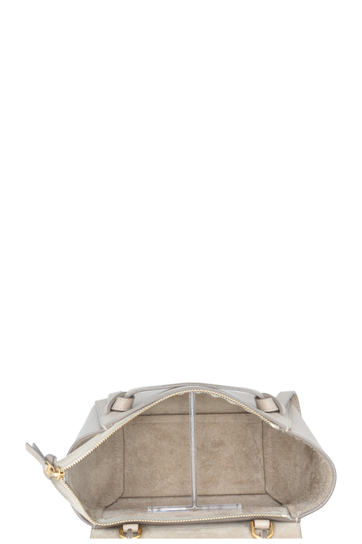 CELINE Belt Bag Nano Cuir Beige