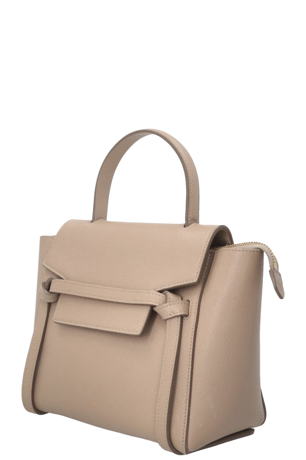 CELINE Belt Bag Nano Cuir Beige
