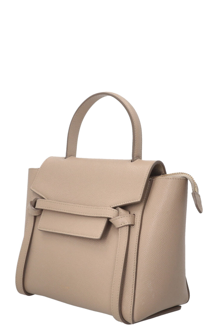 CELINE Belt Bag Nano Cuir Beige