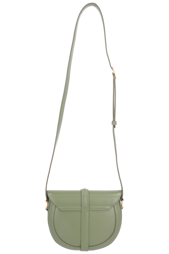 CELINE 16 Besace Crossbody Bag in Green Leather