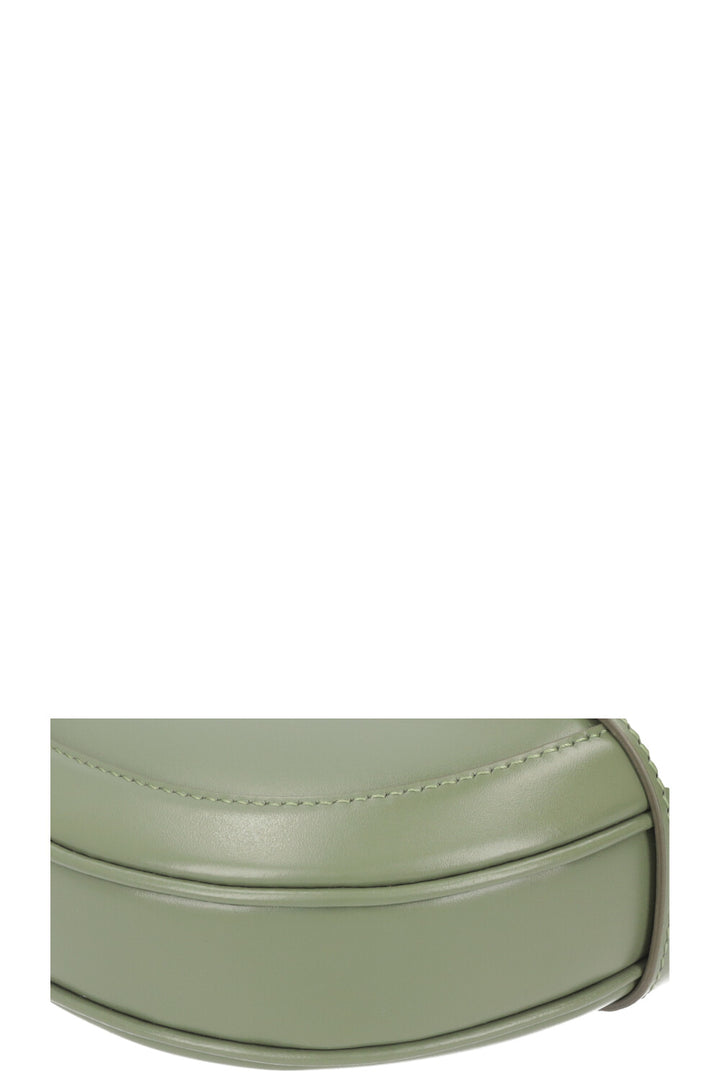CELINE 16 Besace Crossbody Bag in Green Leather