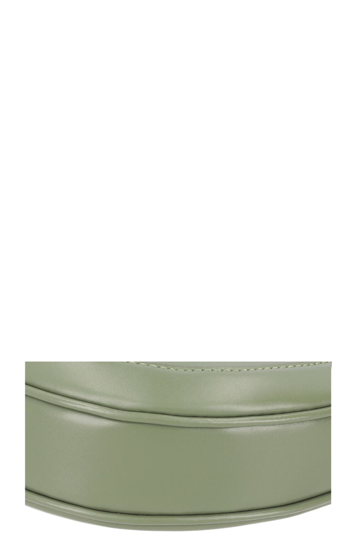 CELINE 16 Besace Crossbody Bag in Green Leather