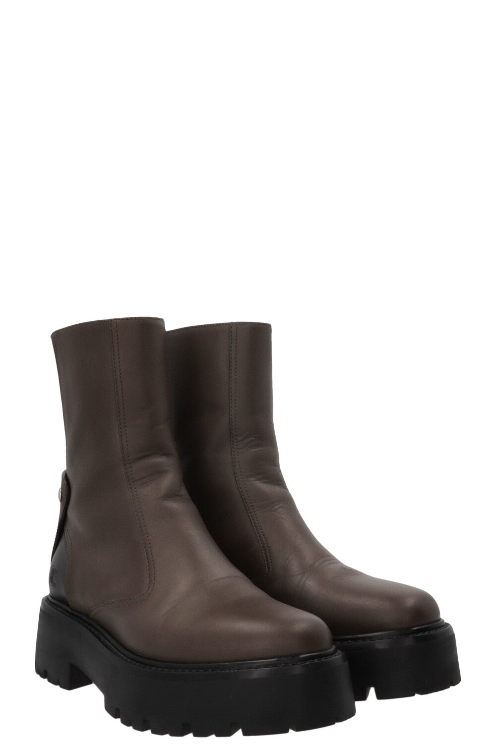 CELINE Boots Leather Khaki