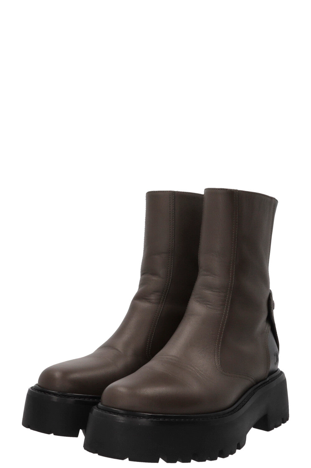 CELINE Boots Leather Khaki