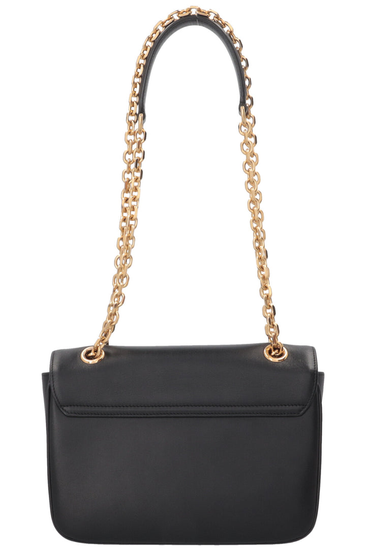CELINE C Flap Bag Leather Black