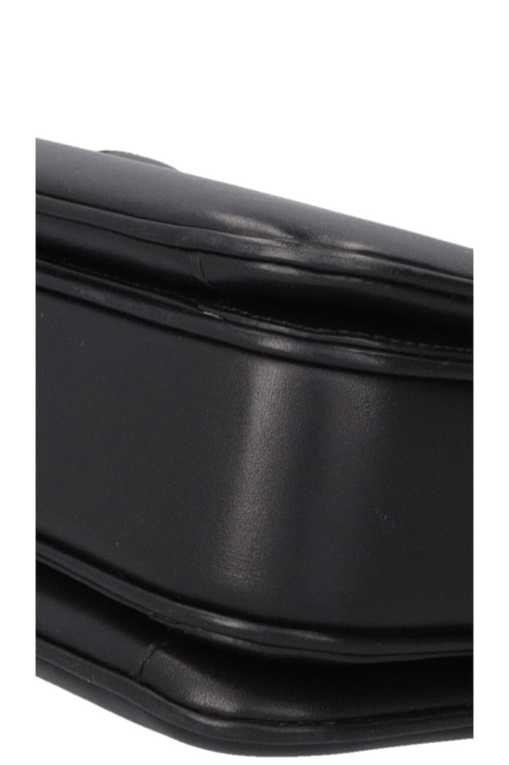 CELINE C Flap Bag Leather Black