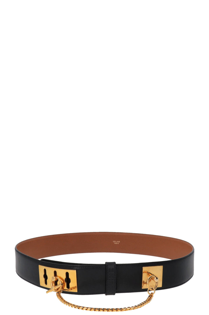 CELINE Chain Belt Navy