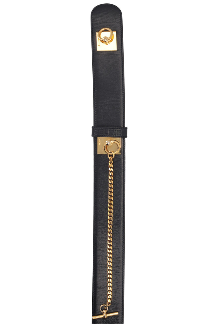 CELINE Chain Belt Navy