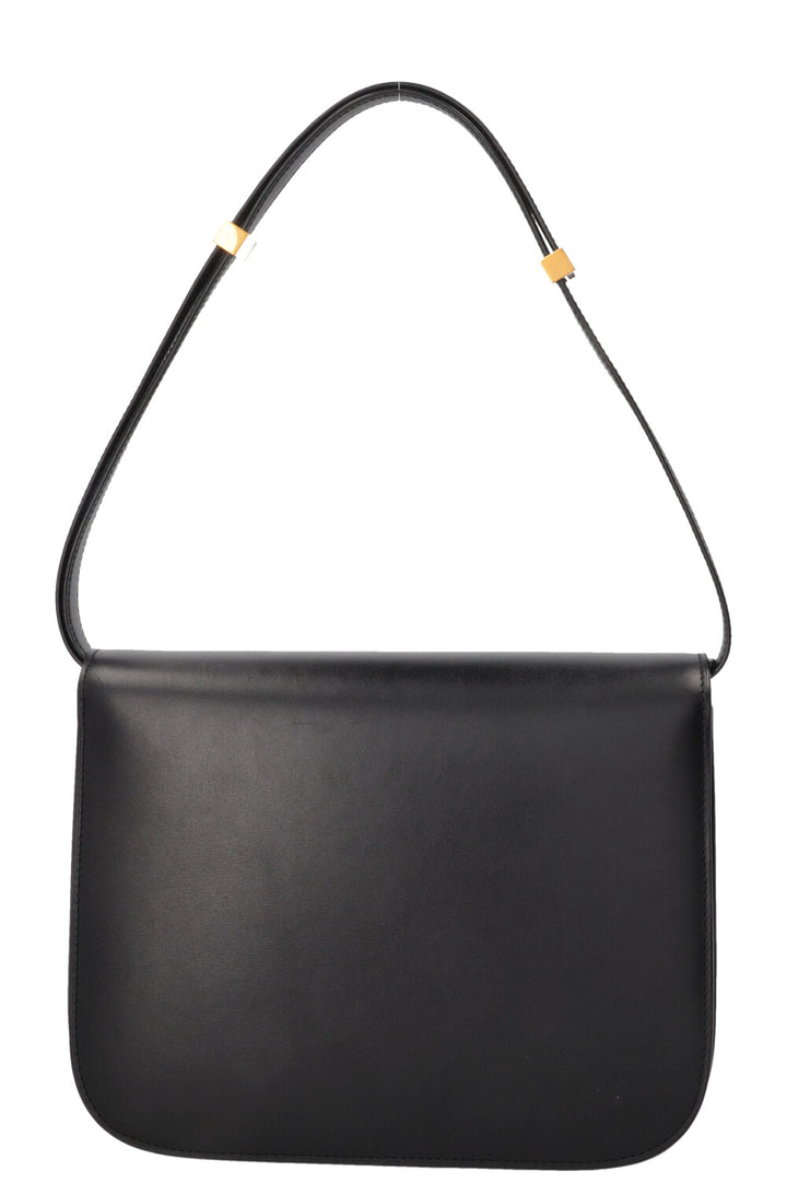 CELINE Classic Medium Box Bag Leather Black