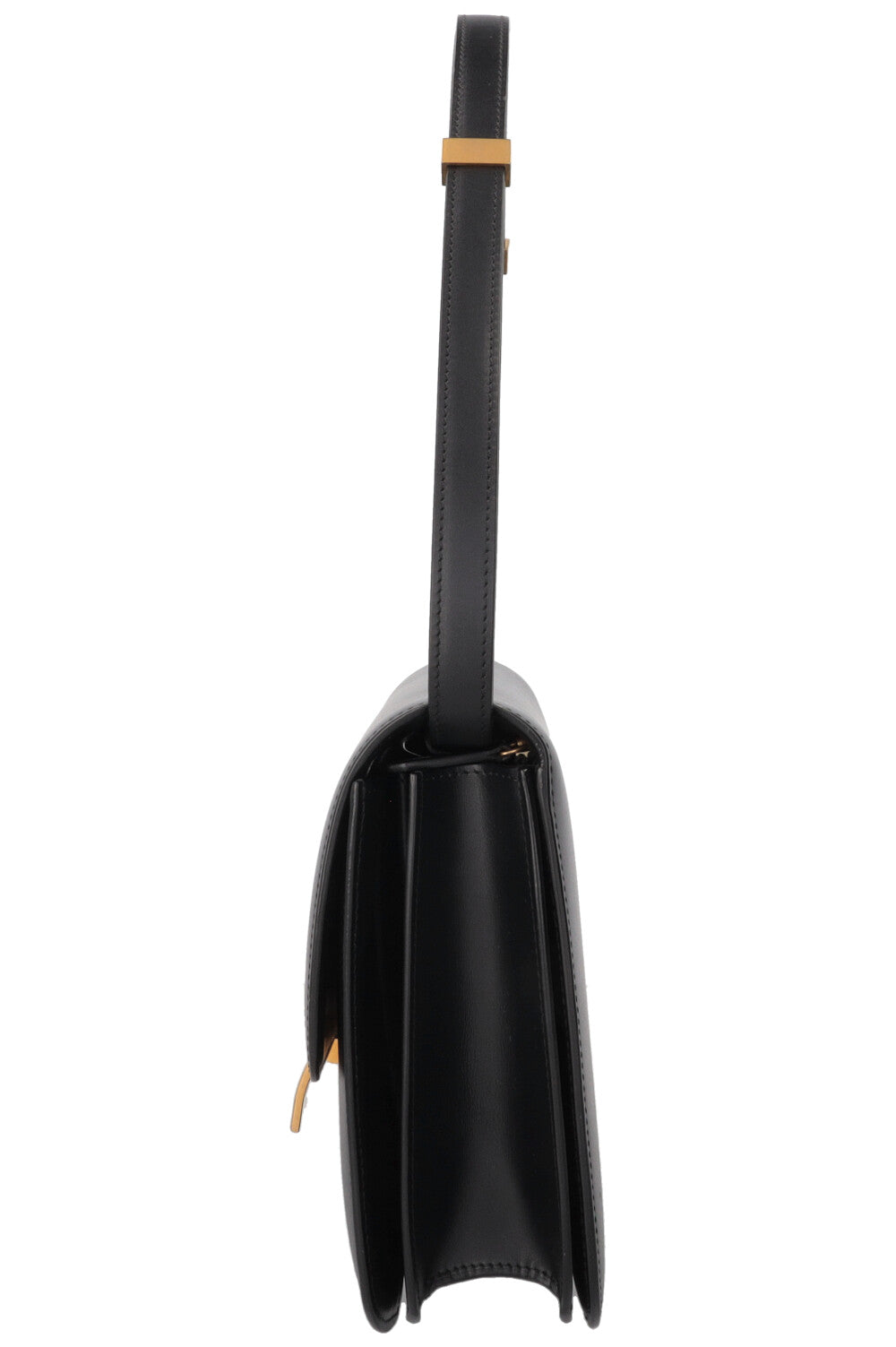 CELINE Classic Medium Box Bag Leather Black
