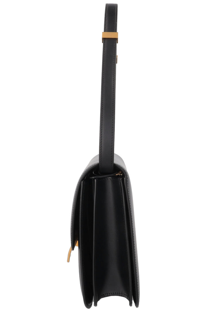 CELINE Classic Medium Box Bag Leather Black