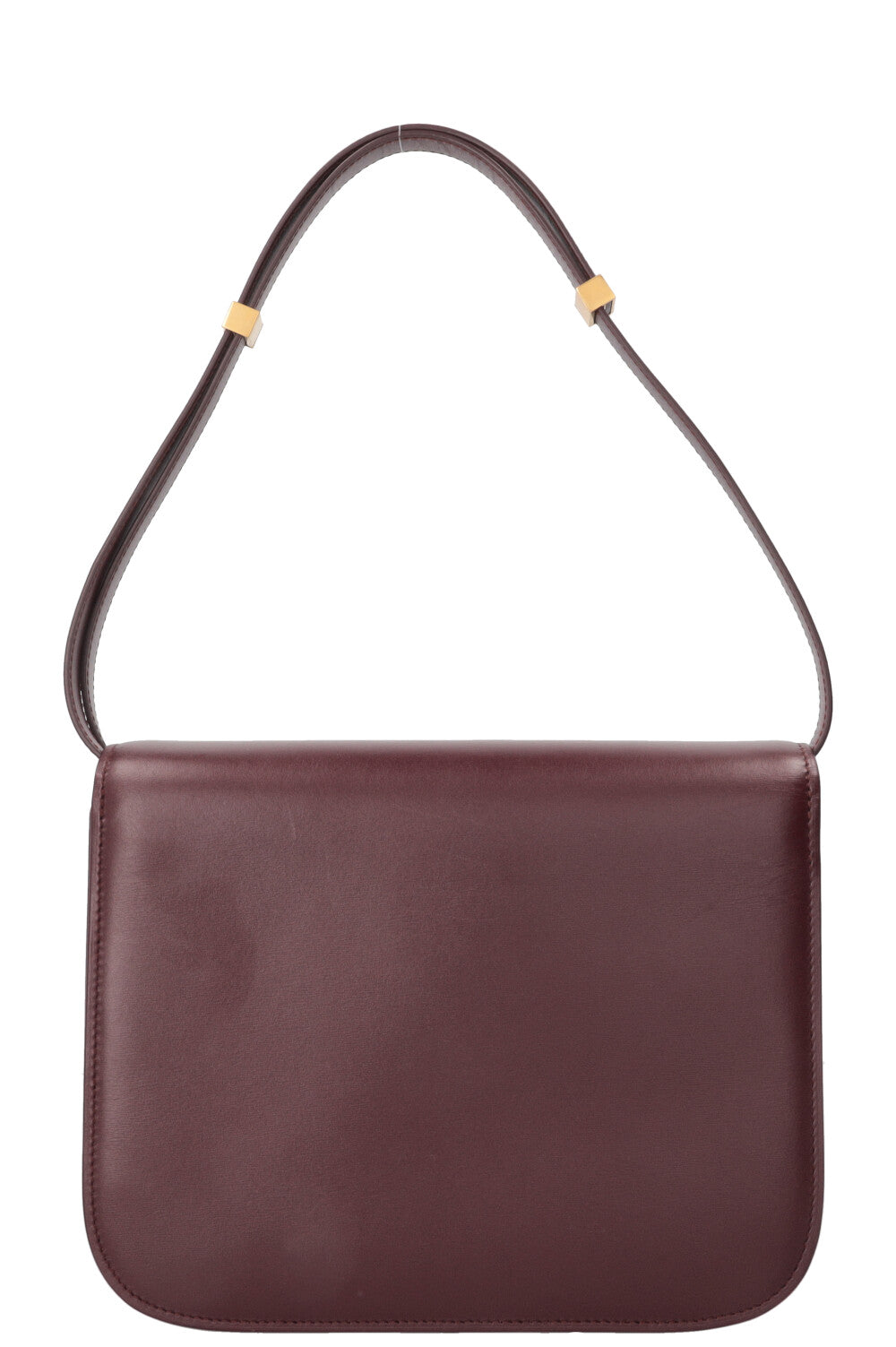 CÉLINE Classic Medium Box Bag Cuir Bordeaux