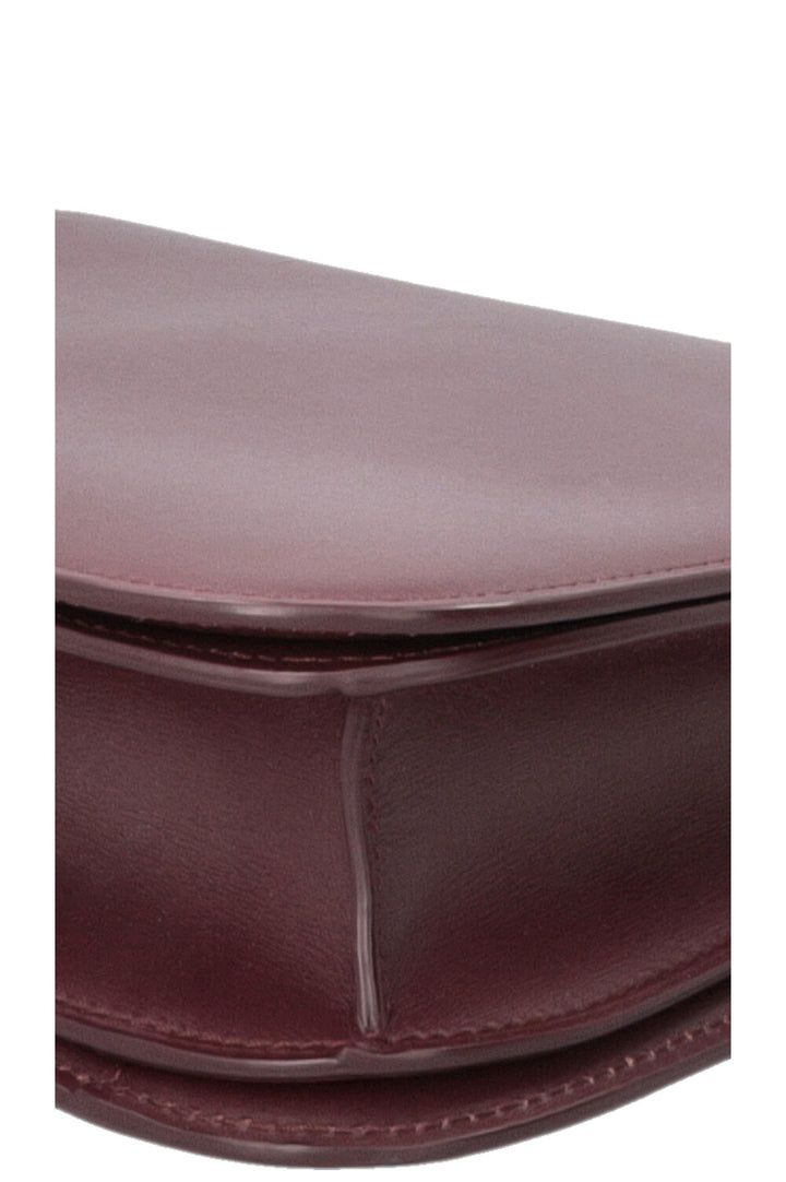 CÉLINE Classic Medium Box Bag Cuir Bordeaux