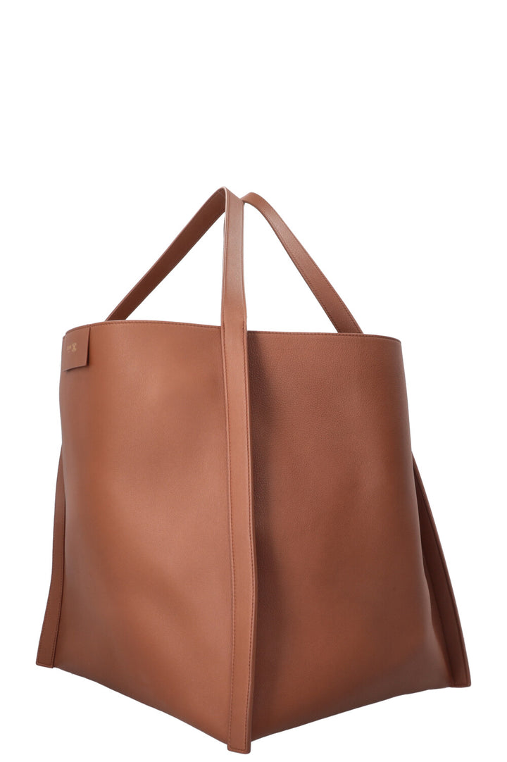 Sac Cube CELINE Moyen Cuir Souple Fauve