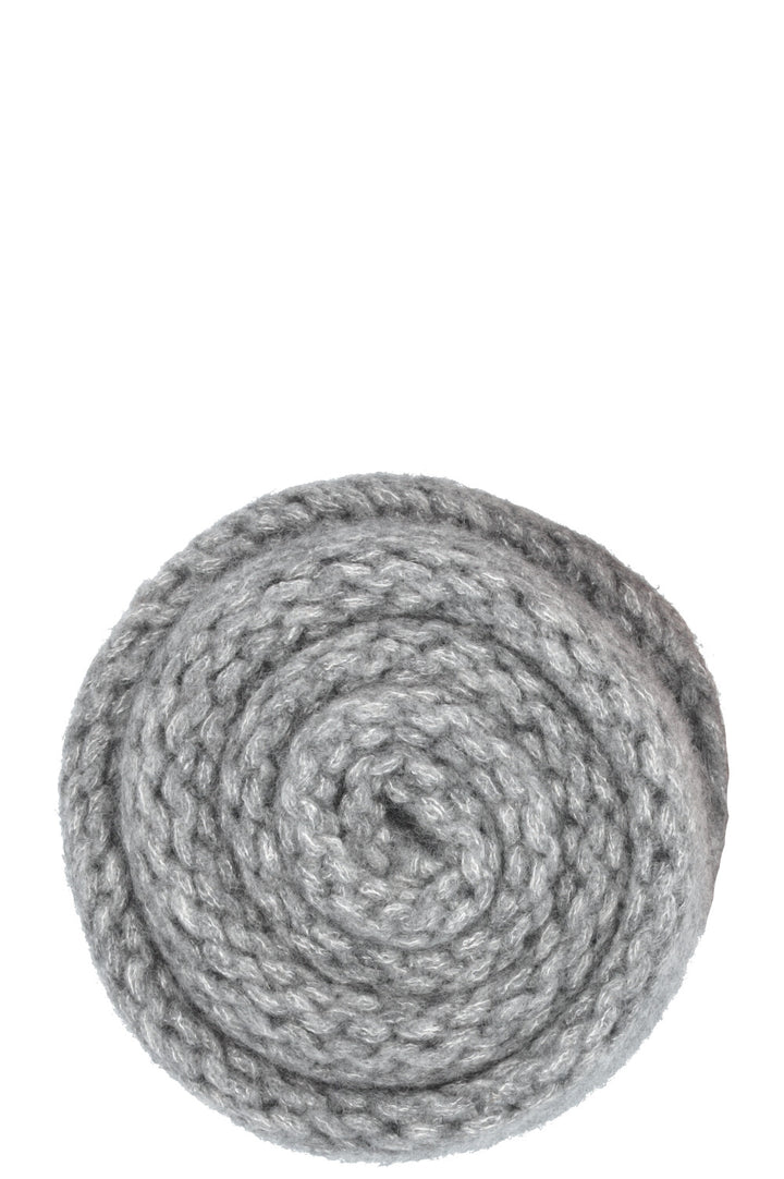 Bandana en maille cachemire gris CELINE