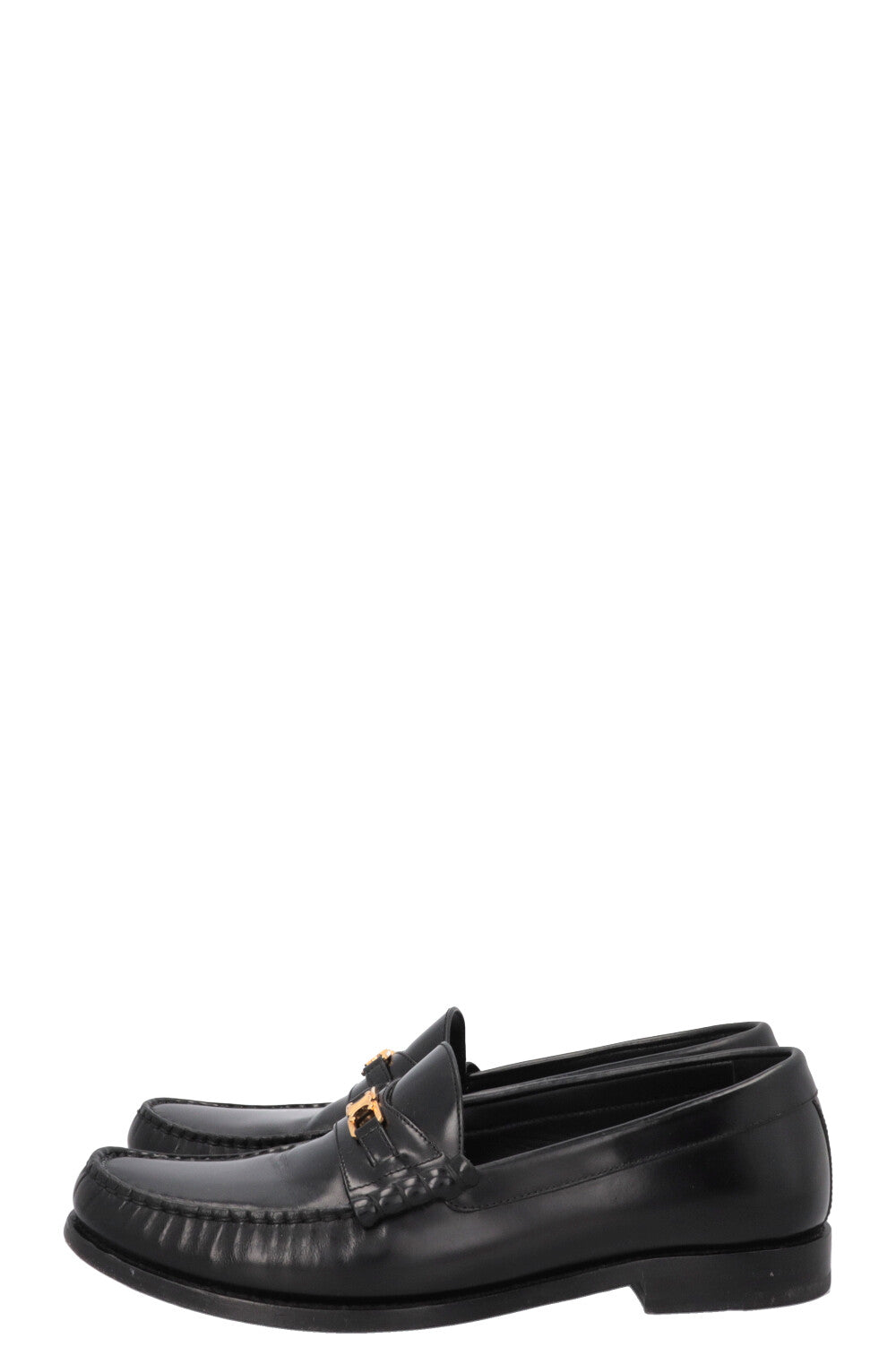 Mocassins CELINE Luco Triomphe en cuir noir