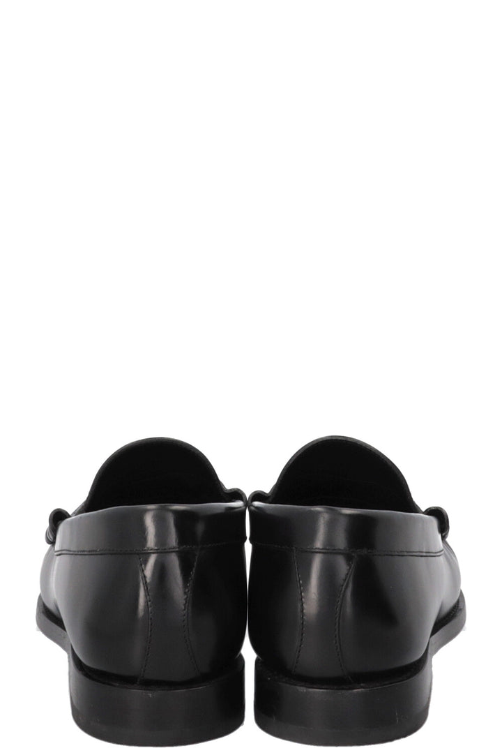 Mocassins CELINE Luco Triomphe en cuir noir
