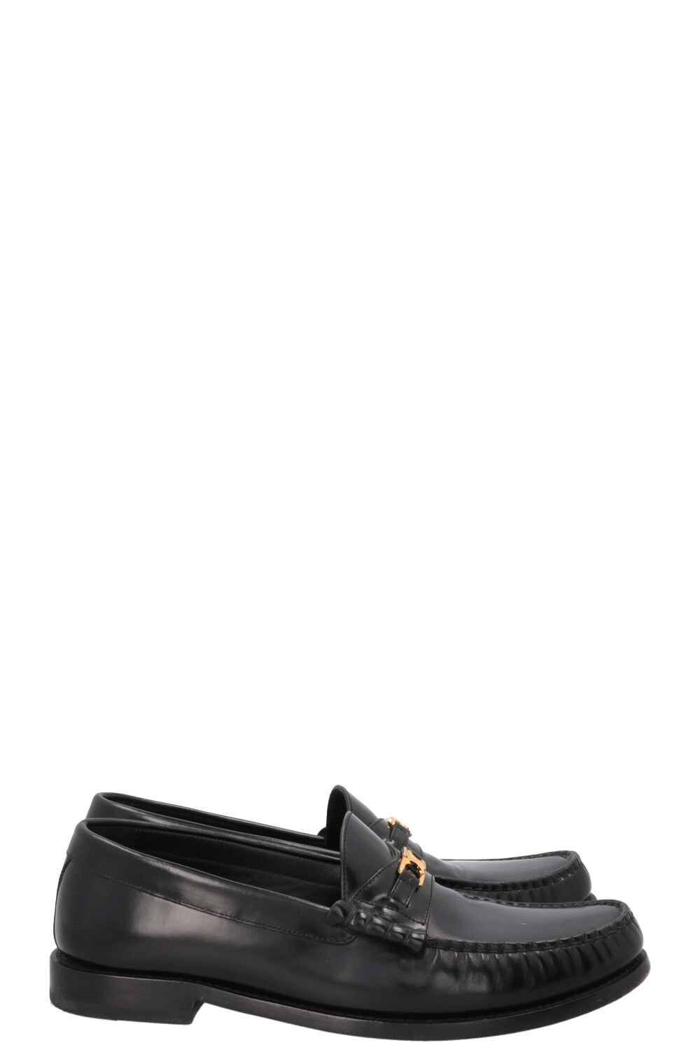 Mocassins CELINE Luco Triomphe en cuir noir