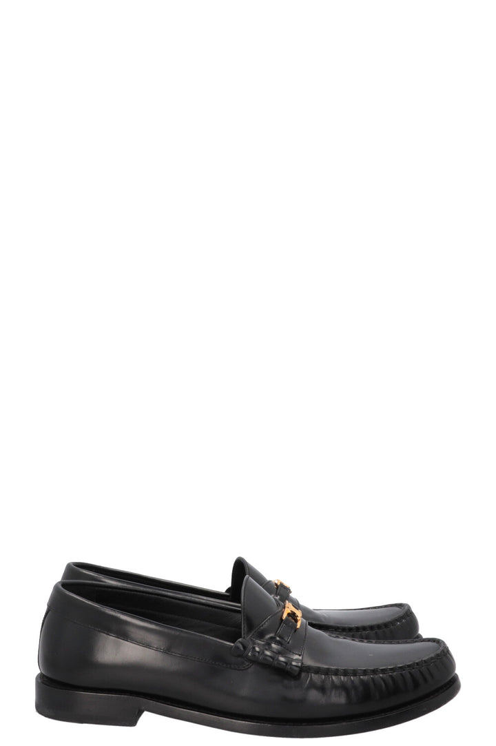 Mocassins CELINE Luco Triomphe en cuir noir