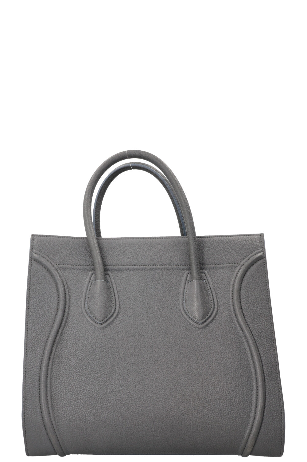 CÉLINE Sac Bagage Medium Phantom Cuir Gris