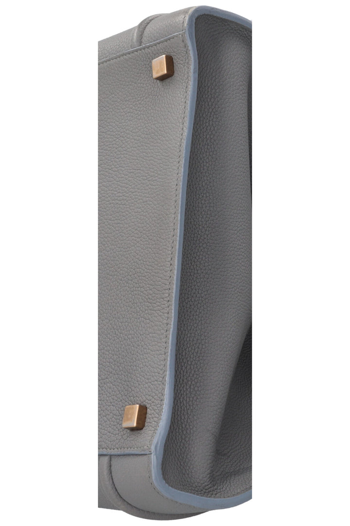 CÉLINE Sac Bagage Medium Phantom Cuir Gris